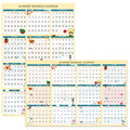Recycled Academic Seasonal Laminated Wall Calendar