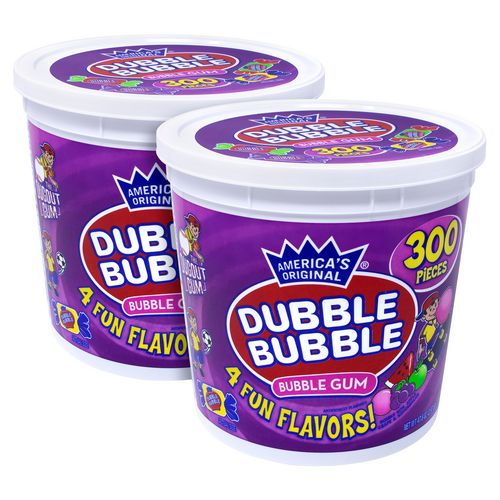 Bubble Gum Assorted Flavor Twist Tub
