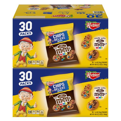 M and M Cookie Packs