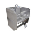 Stainless Steel Hand Sink with Side Splashes