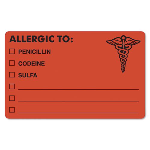 Allergy Warning Labels