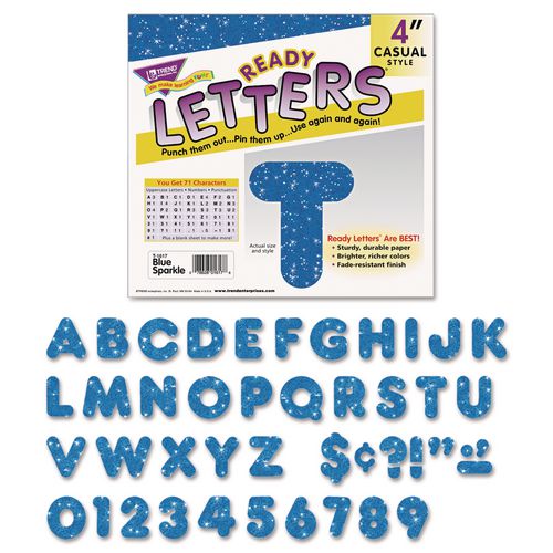 Ready Letters Sparkles Letter Set