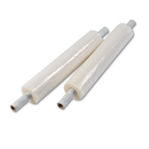 Stretch Film with Preattached Handles
