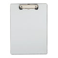 Plastic Brushed Aluminum Clipboard
