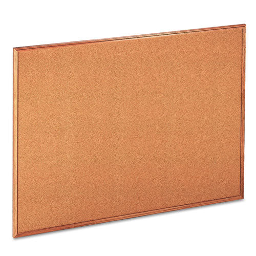 Cork Board with Oak Style Frame