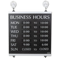 Century Series Business Hours Sign