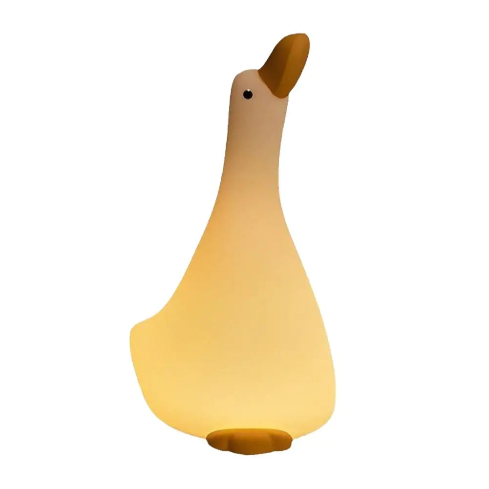 Duck Shape Warm Night Light Suitable For Baby Nursery Silicone Soft Adjustable