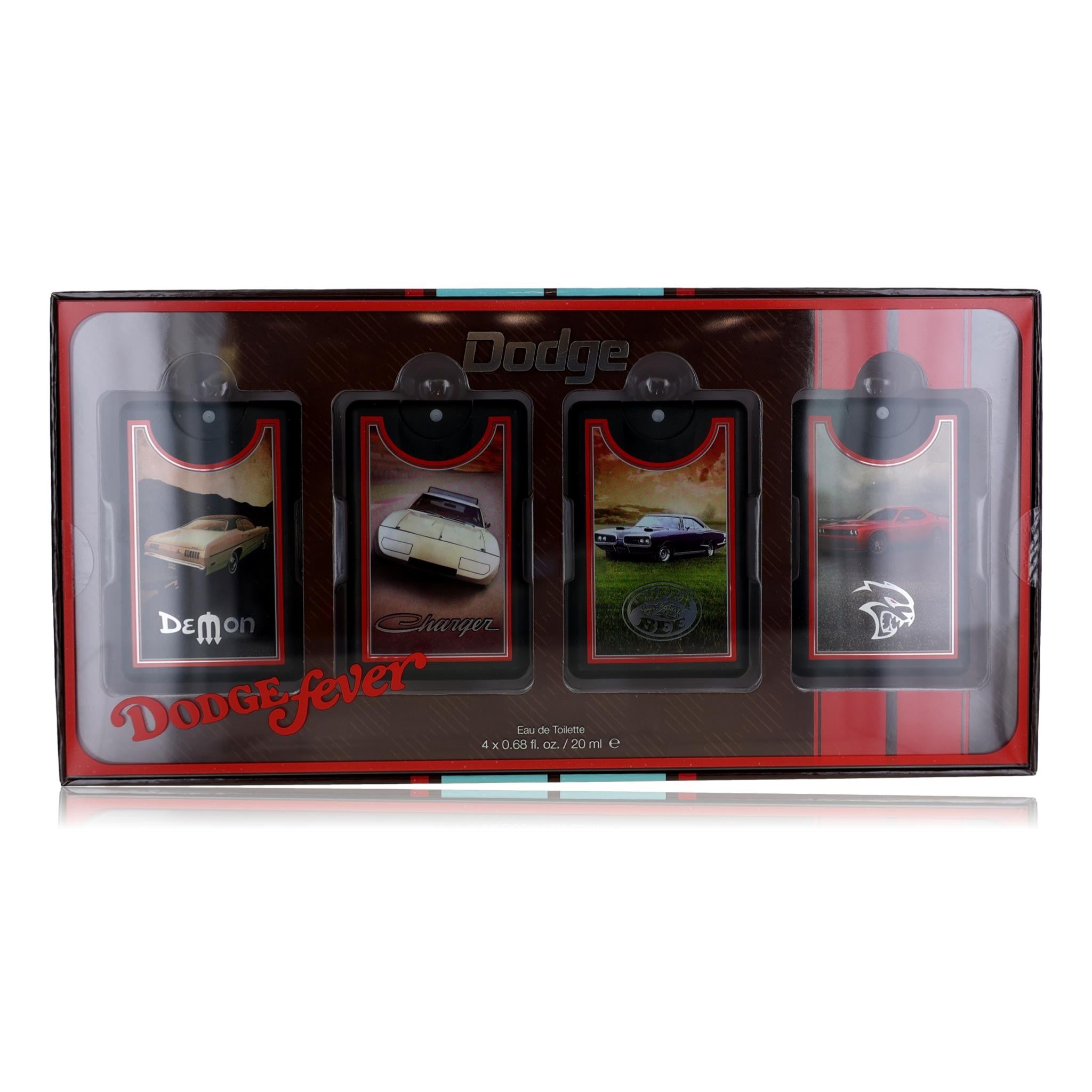 Dodge Fever by Dodge, 4 Piece Pocket Spray for Men